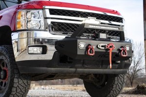 Chevrolet Silverado 2500 HD Winch Mount Kit - Front - Rough Country - EXO - Black - '11-'19